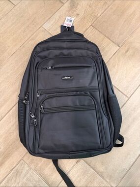 Black Multi-Pocket Backpack